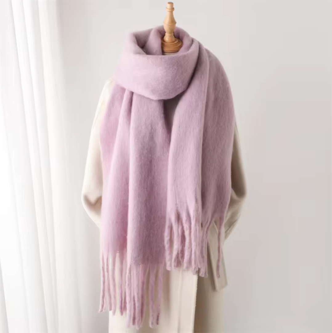 Kaszmirowy szal pashmina z frędzlami – widok produktu 5 | Ionotix