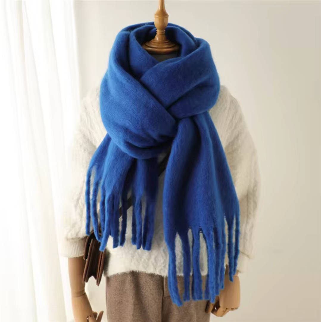 Kaszmirowy szal pashmina z frędzlami – widok produktu 13 | Ionotix