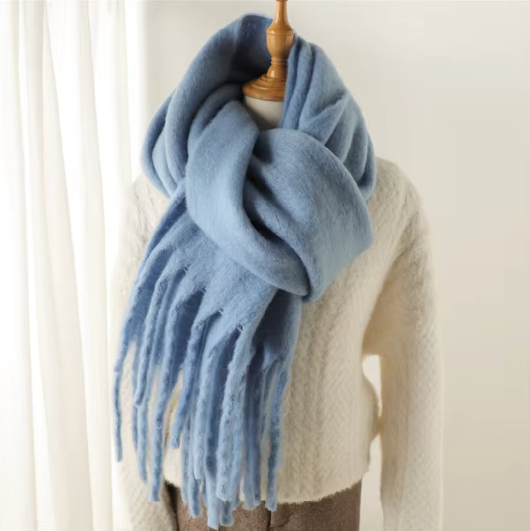 Kaszmirowy szal pashmina z frędzlami – widok produktu 14 | Ionotix
