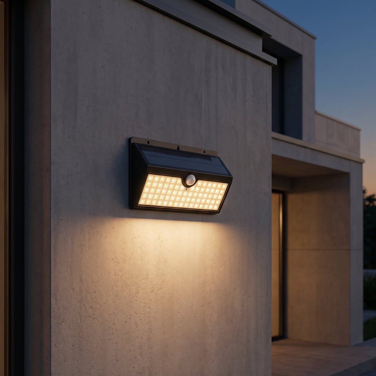 Kinkiet solarny LED z czujnikiem ruchu - montaż bez kabli – widok produktu 2 | Ionotix