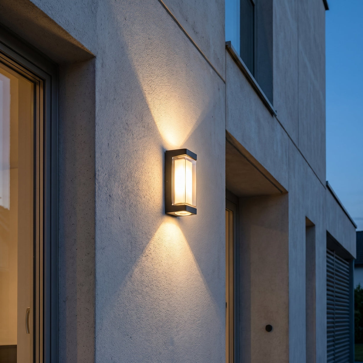 Kinkiet zewnętrzny LED - światło w górę i w dół – widok produktu 3 | Ionotix