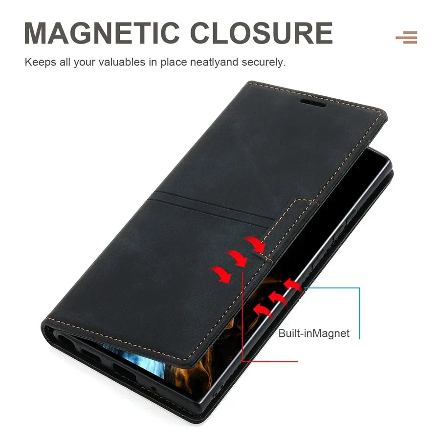 Etui do Google Pixel z klapką Klapello z kieszeniami na karty