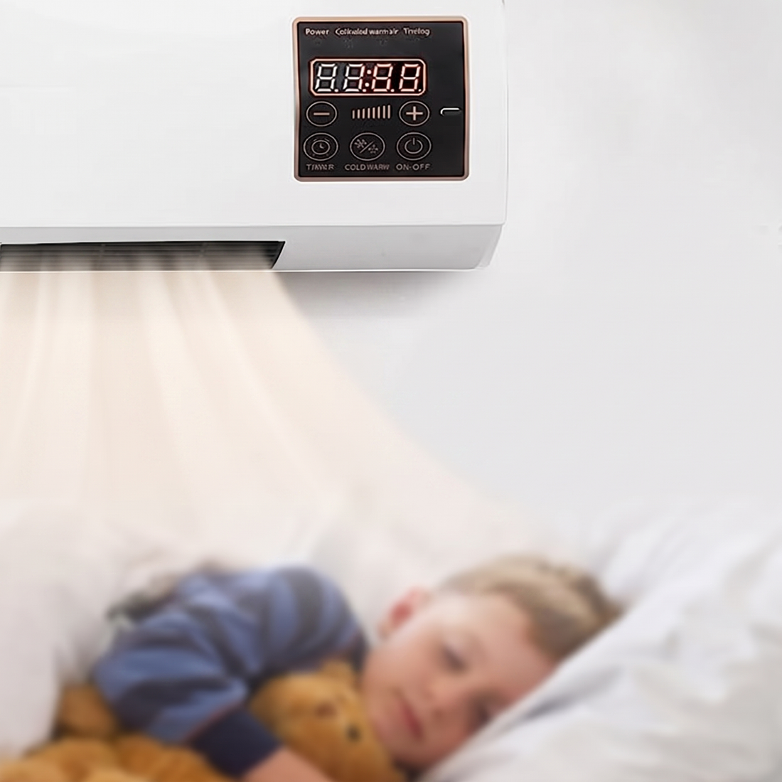 Wentylator ścienny 2w1 Ionotix – cichy nawiew w sypialni