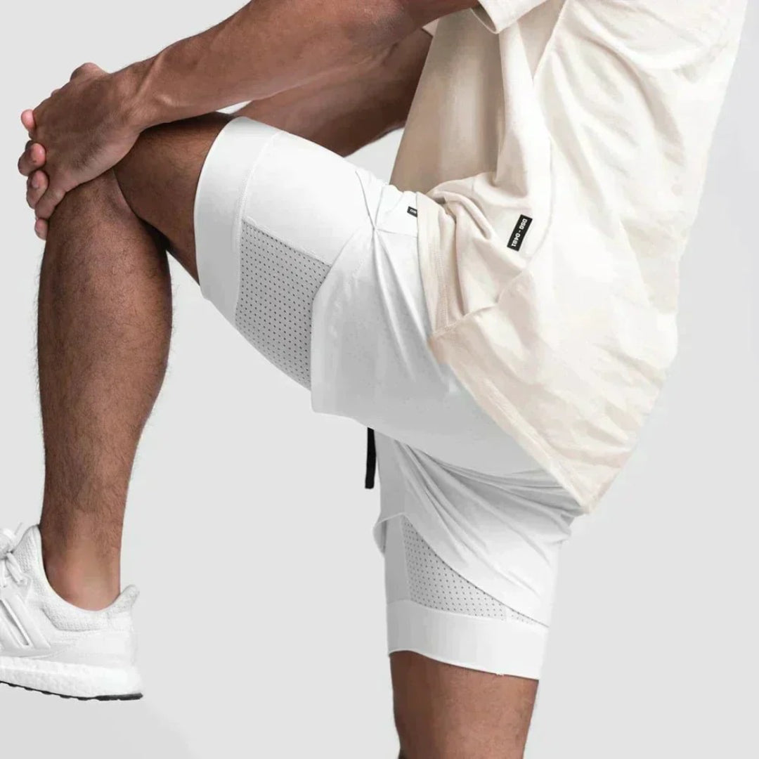 Kompresyjne szorty fitness z kieszenią – widok produktu 2 | Ionotix
