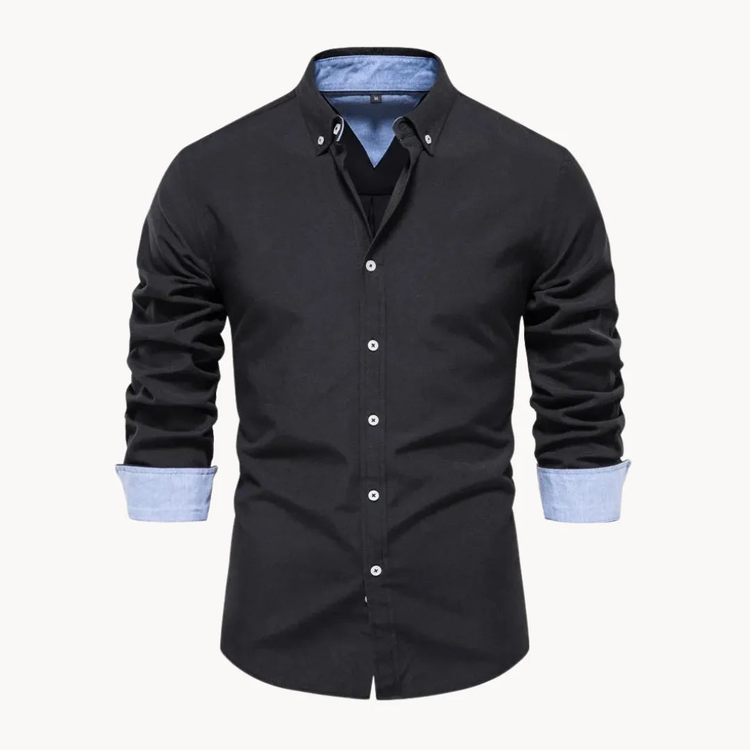 Koszula męska button-down - długi rękaw – widok produktu 1 | Ionotix
