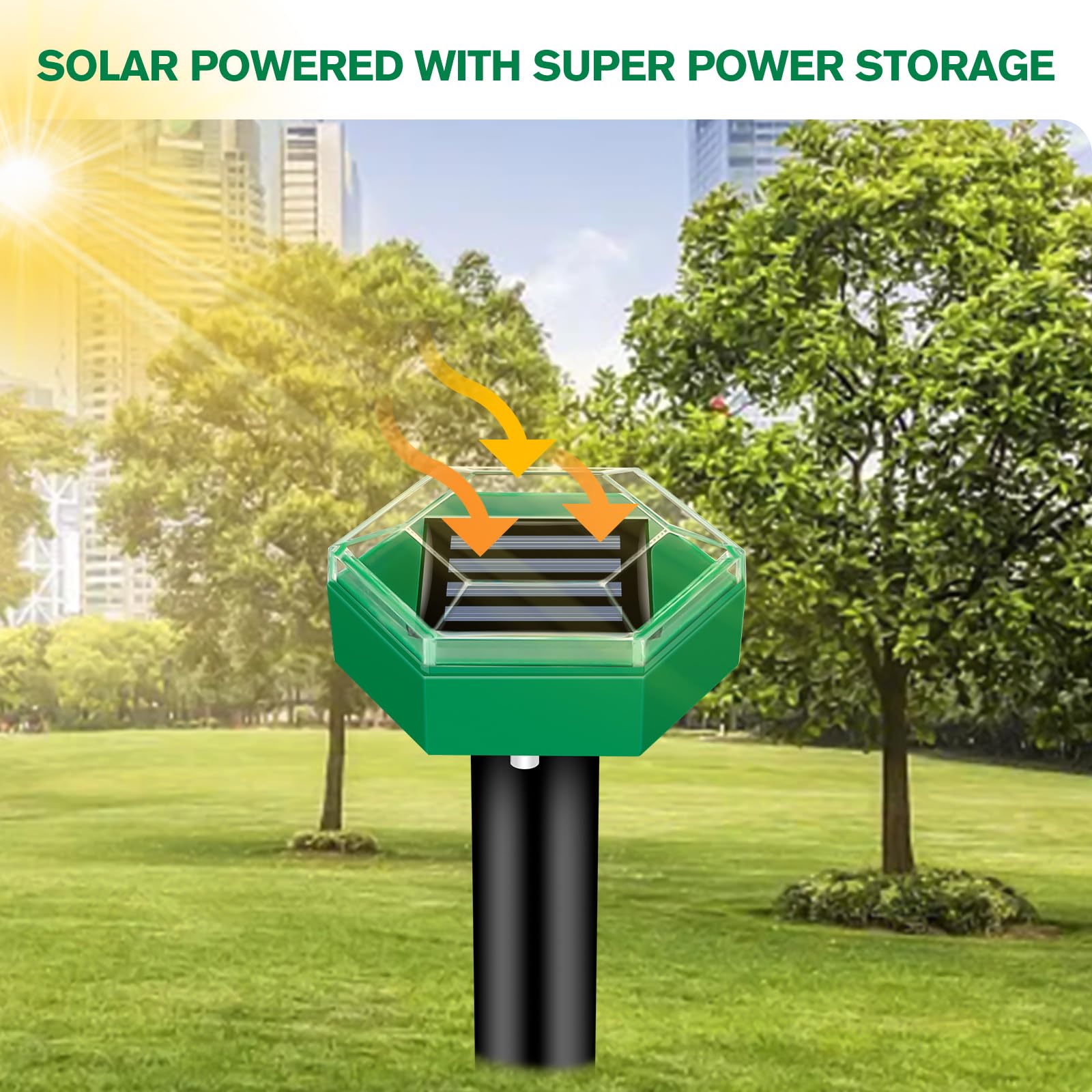 Kretello – solarny odstraszacz kretów – zestaw 4 szt. – widok produktu 4 | Ionotix