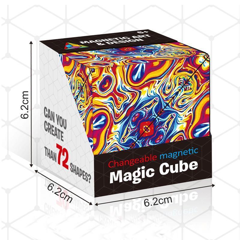 Kubelio – magnetyczna kostka antystresowa – fidget 3D – widok produktu 9 | Ionotix