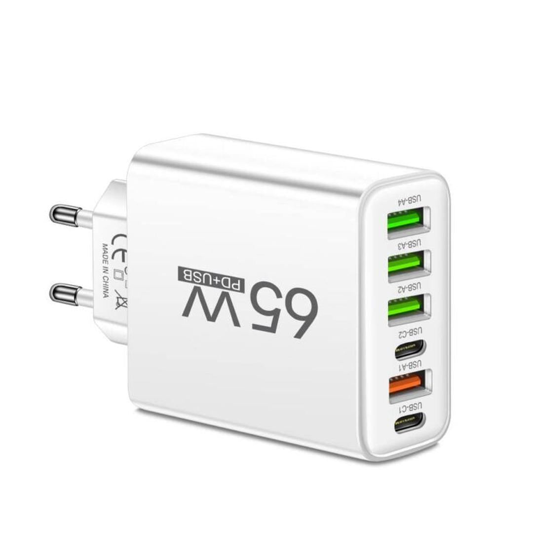 Ładowarka 65W 6-w-1 Powermax wieloportowa – widok produktu 1 | Ionotix