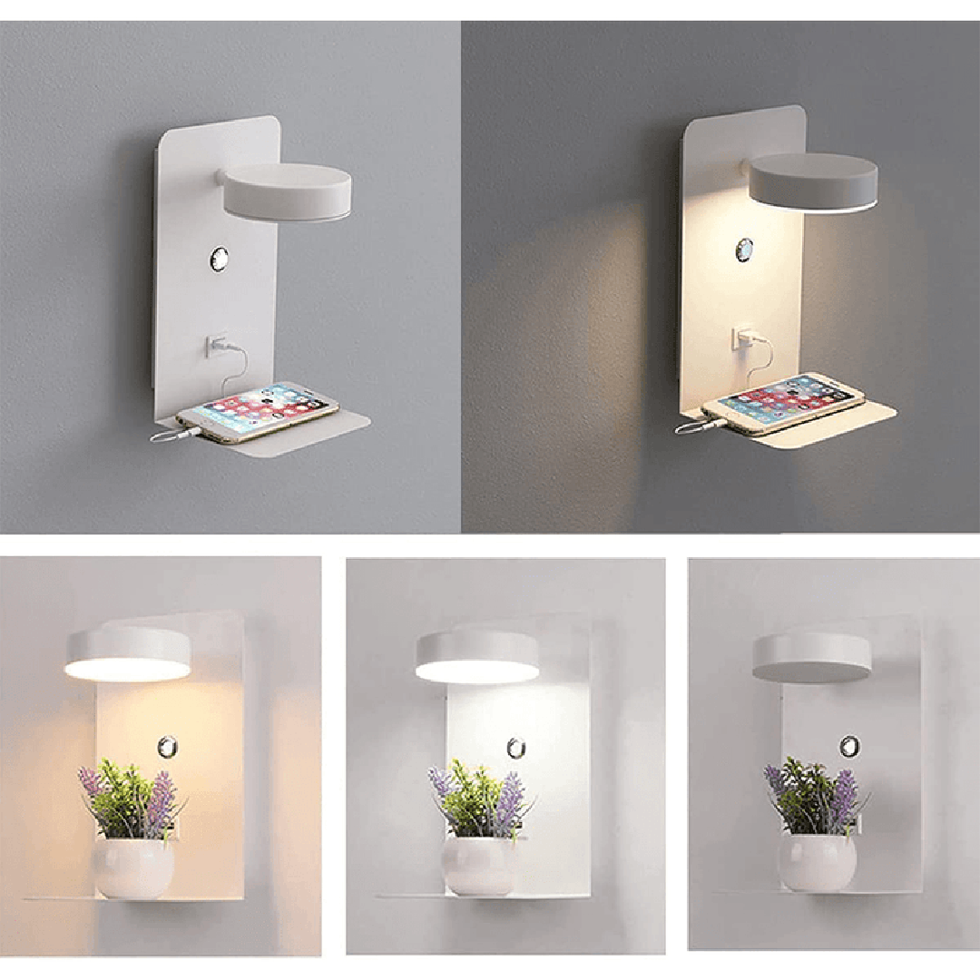 Lampka nocna 330° obrotowa z funkcją ładowania – widok produktu 4 | Ionotix