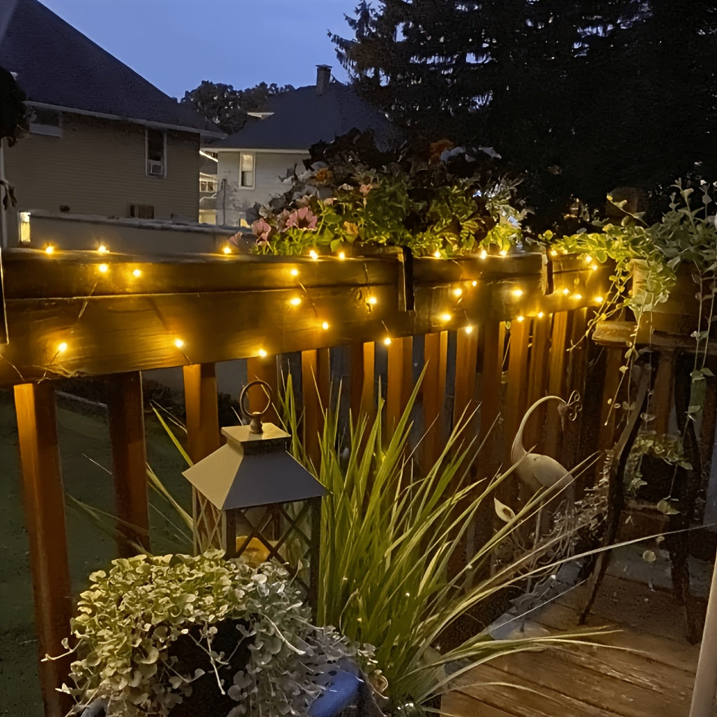 Lampki LED na drucie miedzianym 10-30 m - na baterie, 8 trybów świecenia | IP65 - widok produktu 6 | Ionotix