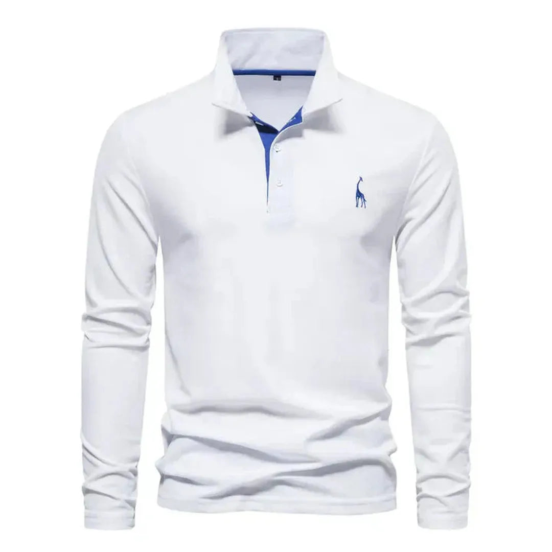 Męska koszulka polo z długim rękawem – stylowy design – widok produktu 7 | Ionotix