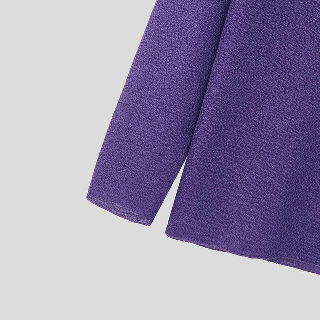 Męski Casualowy Sweter Z Długim Rękawem – Okrągły Dekolt – widok produktu 11 | Ionotix