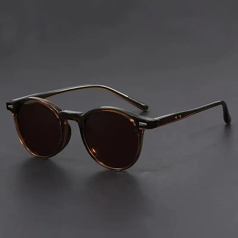 Męskie okulary przeciwsłoneczne – lekka oprawka retro – widok produktu 3 | Ionotix