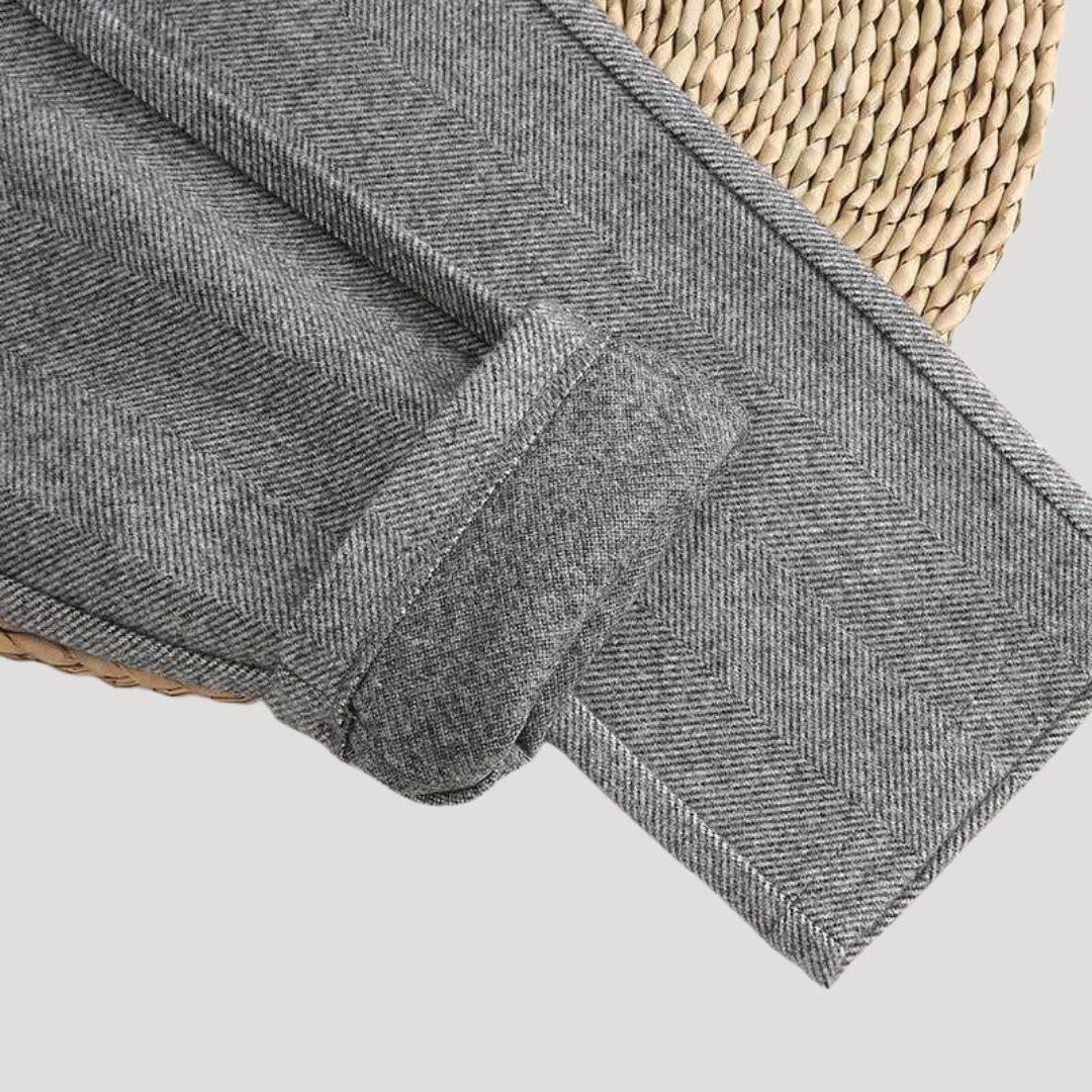 Męskie spodnie w jodełkę – styl heritage – widok produktu 9 | Ionotix