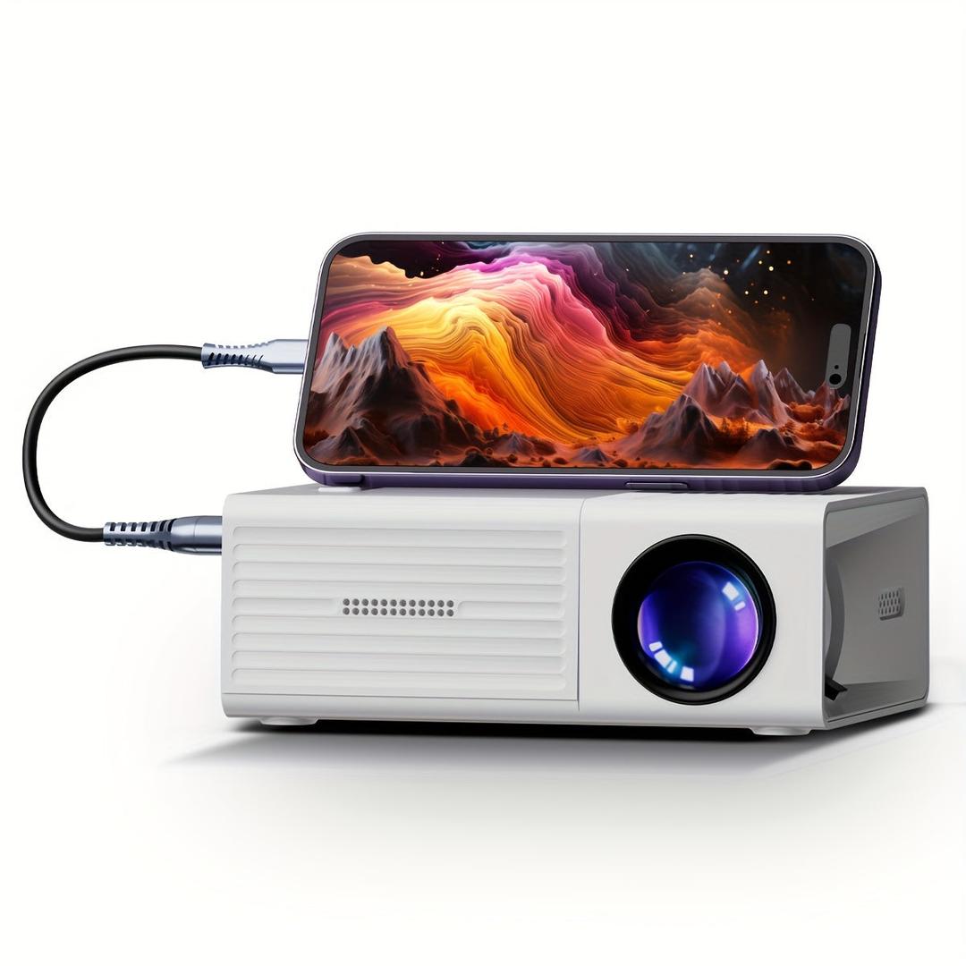 Mini projektor 3000 lumenów przenośny beamer Ultrabright – widok produktu 1 | Ionotix