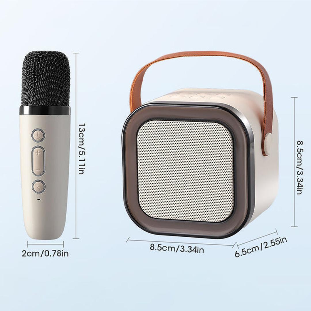 Mini zestaw karaoke z mikrofonami Bluetooth – widok produktu 6 | Ionotix