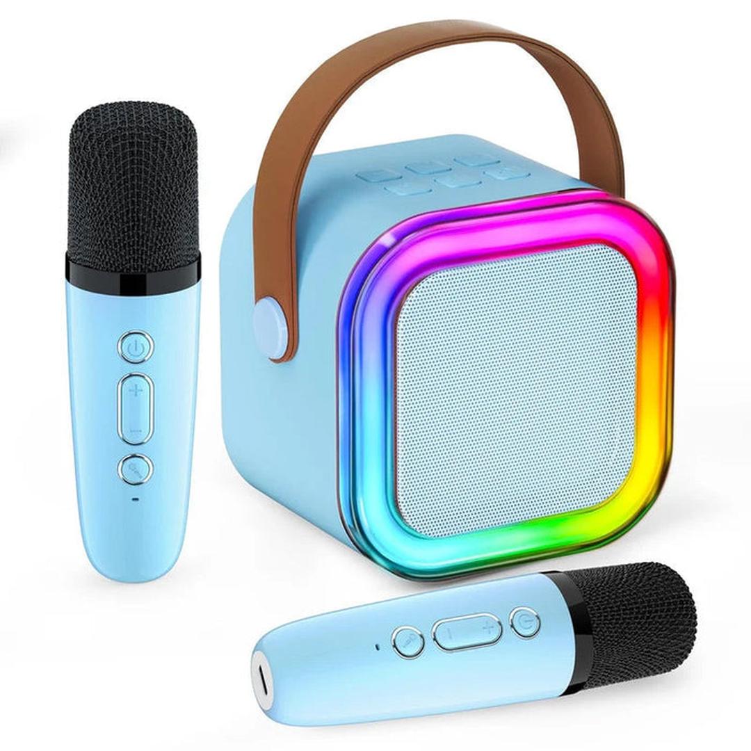 Mini zestaw karaoke z mikrofonami Bluetooth – widok produktu 10 | Ionotix