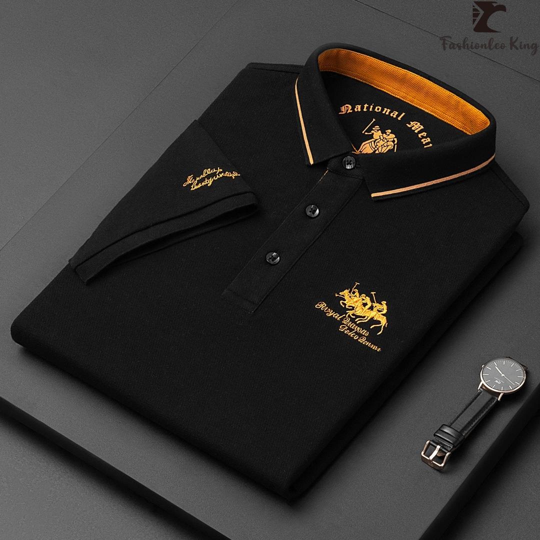 Modna męska koszulka polo – stylowy design – widok produktu 2 | Ionotix