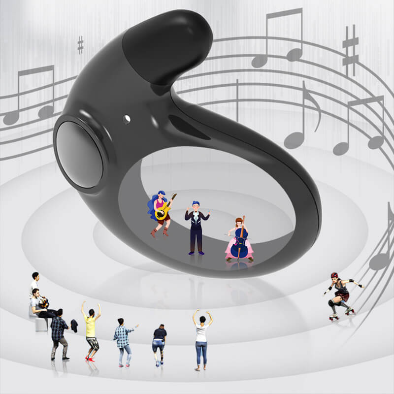 Mini słuchawki do spania Bluetooth w etui ładującym