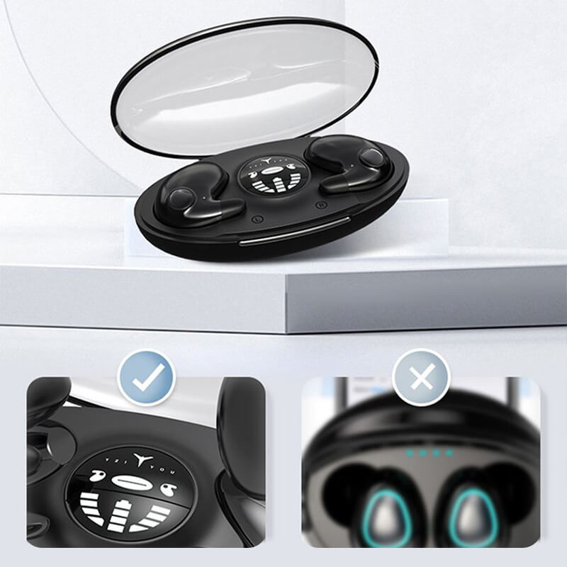 Noctilia – słuchawki do spania – mini douszne Bluetooth – widok produktu 8 | Ionotix