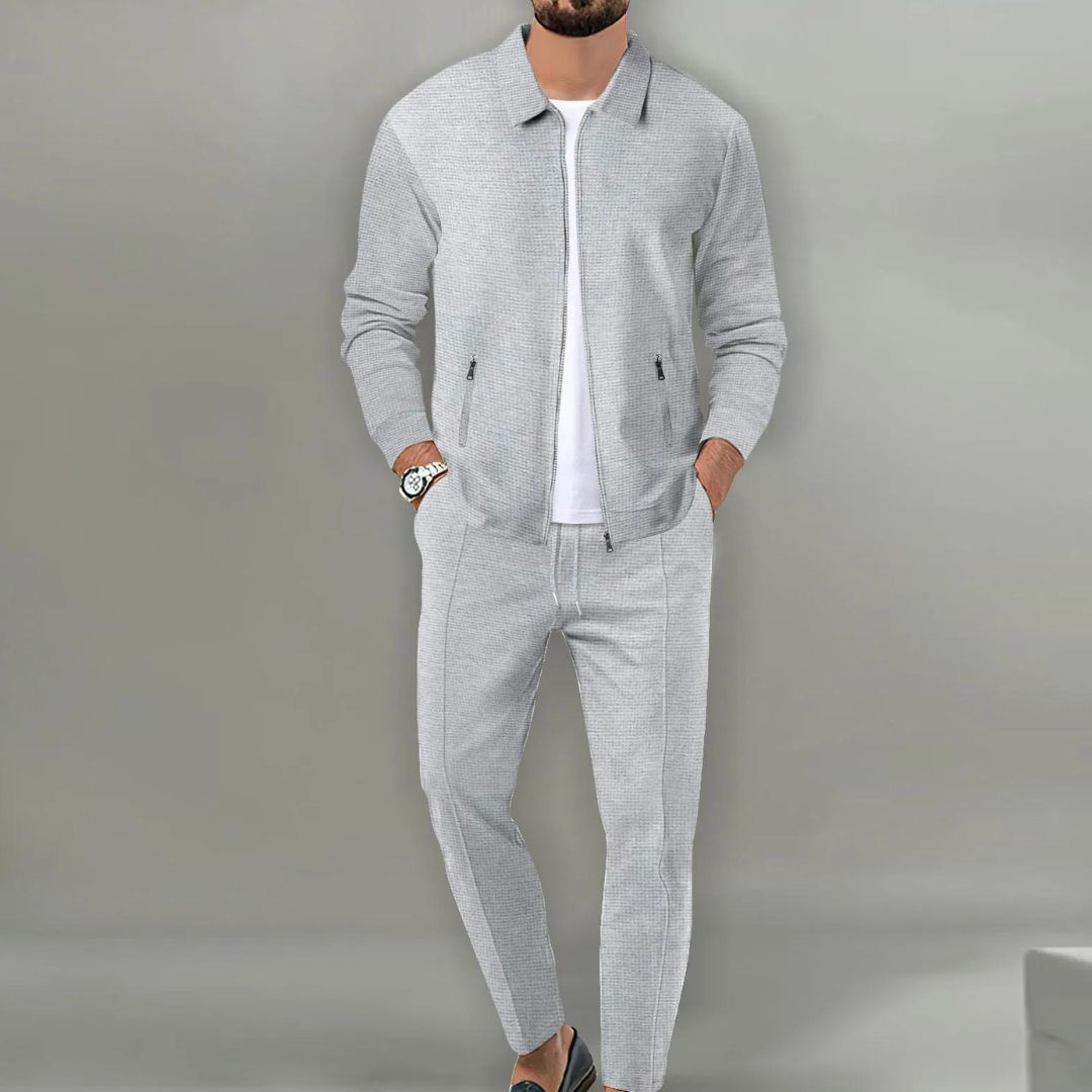 Nowoczesny męski dres na zamek – widok produktu 4 | Ionotix