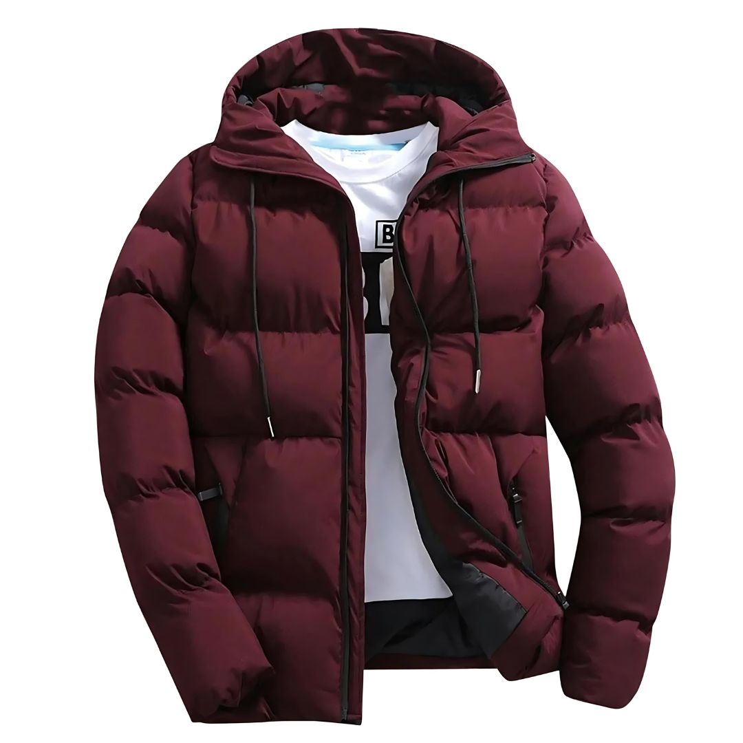 Parka zimowa męska z kapturem - wodoodporna – widok produktu 2 | Ionotix