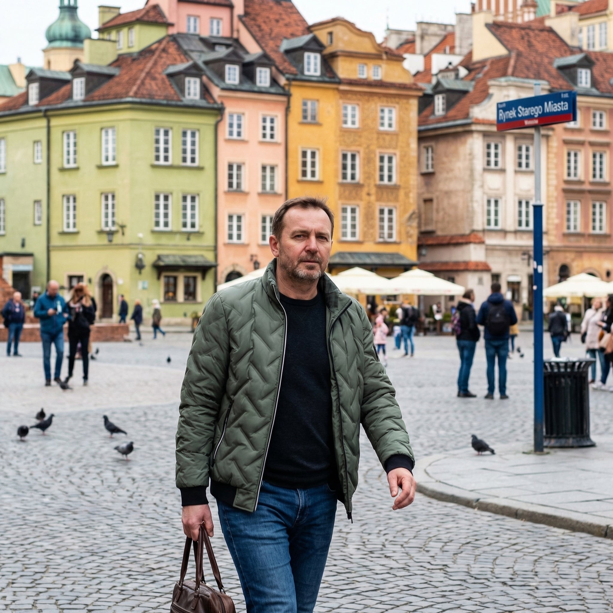 Pikowana Kurtka Ze Stójką – Ocieplana Kurtka Wierzchnia – widok produktu 3 | Ionotix