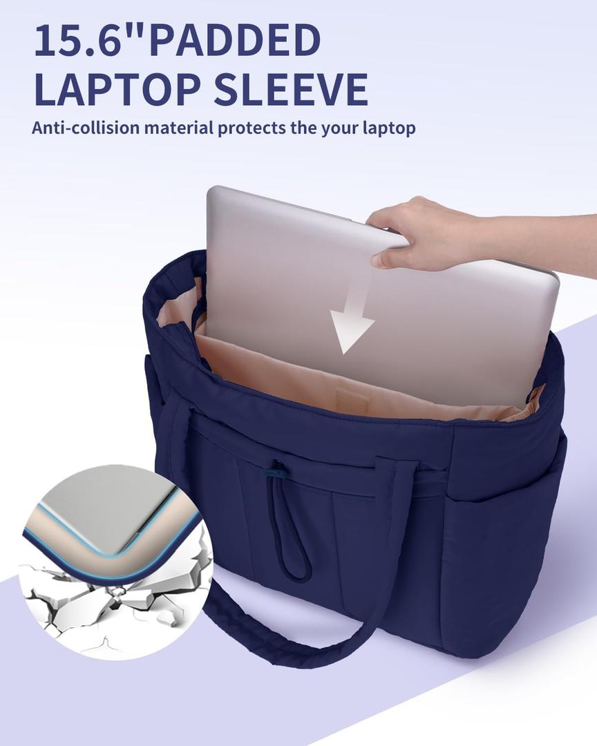 Pikowana torba puffer z uchwytem na kubek – widok produktu 20 | Ionotix