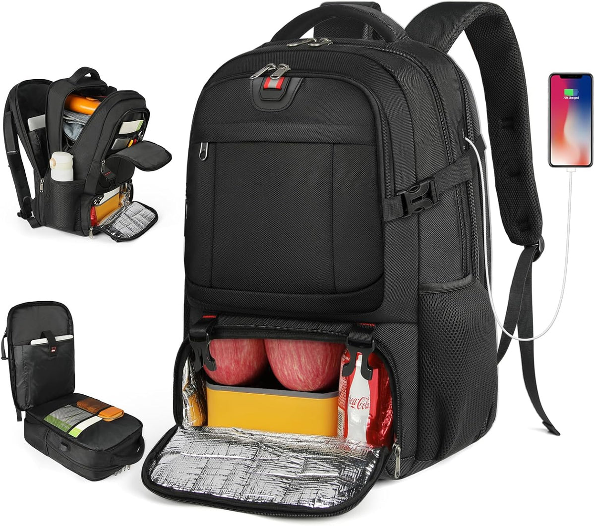 Plecak podróżny XL z portem USB - na laptopa i lunch – widok produktu 1 | Ionotix