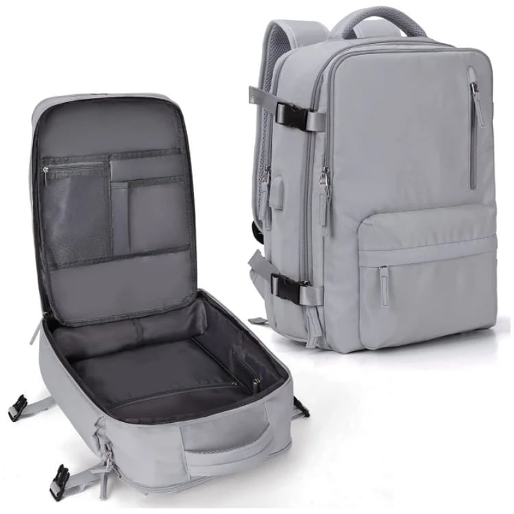 Plecario – plecak podróżny damski 35L – port USB – widok produktu 14 | Ionotix