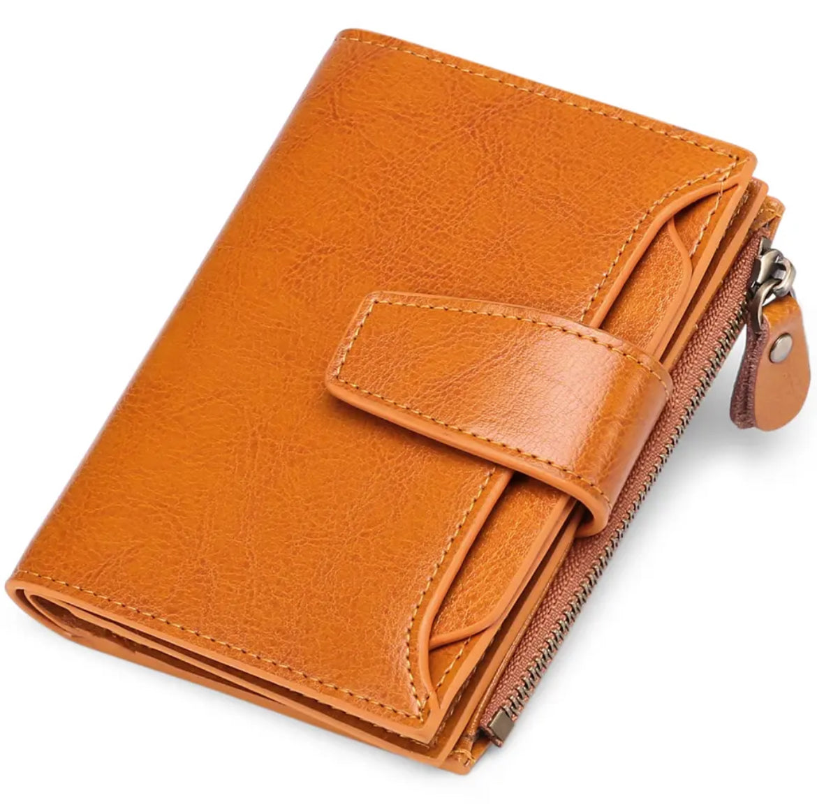 Portfel skórzany z ochroną RFID - 14 miejsc na karty – widok produktu 16 | Ionotix