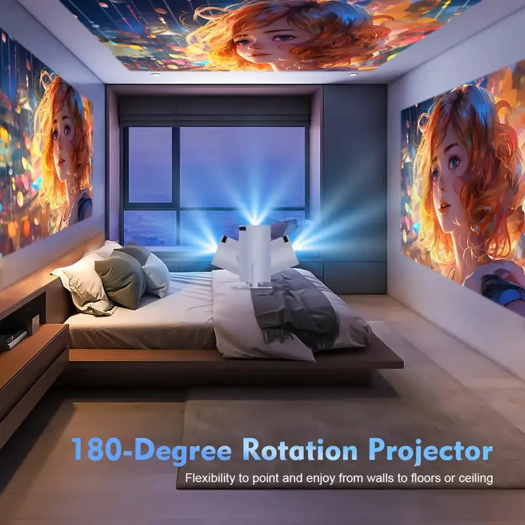 Projektor HY300 4K mini bezprzewodowy Magcubic – widok produktu 6 | Ionotix