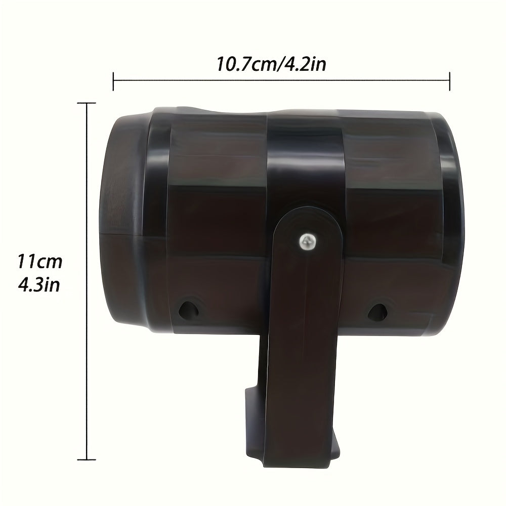 Projektor świąteczny LED płatki śniegu USB - obrotowy wzór, regulowany kąt | 11 x 10,7 cm - widok produktu 10 | Ionotix