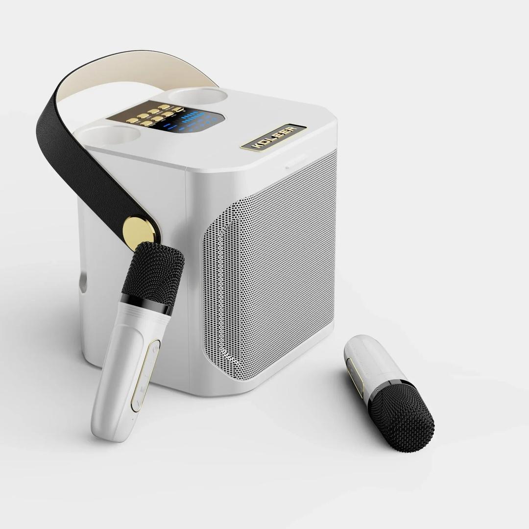 Przenośny głośnik karaoke Bluetooth z dwoma mikrofonami – widok produktu 6 | Ionotix