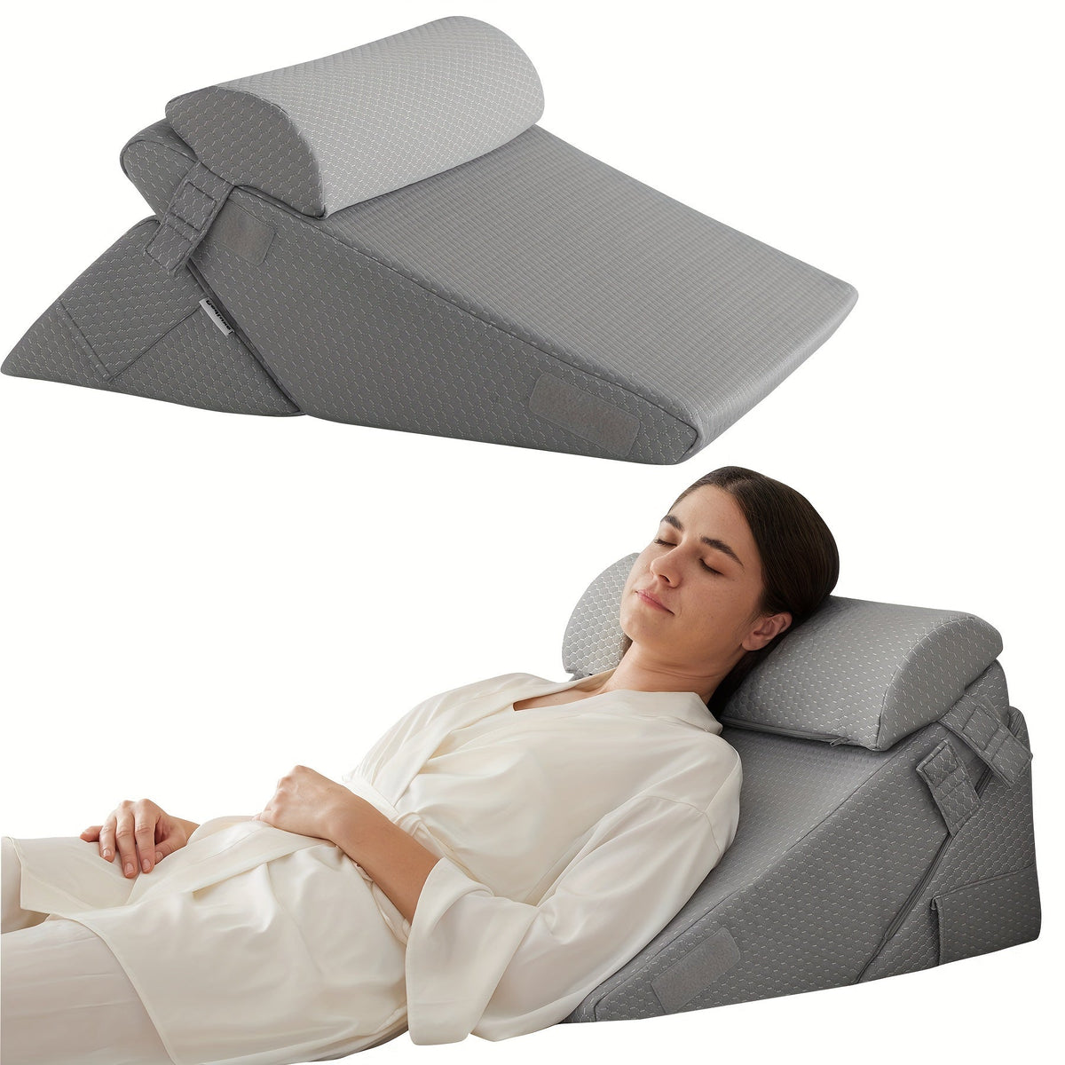 RelaxPlus – regulowana poduszka klinowa 7 w 1 – widok produktu 9 | Ionotix
