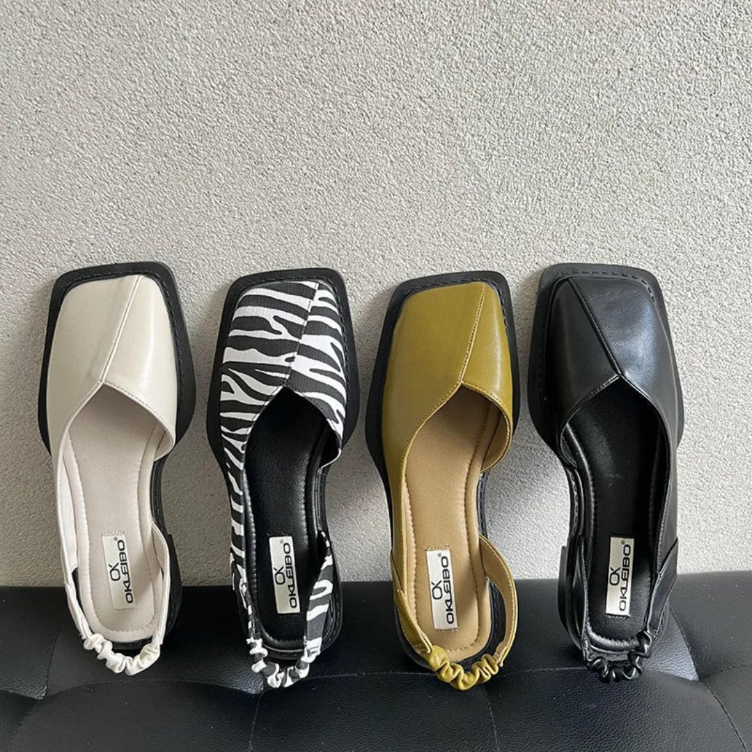 Sandały slingback z kwadratowym noskiem – widok produktu 2 | Ionotix