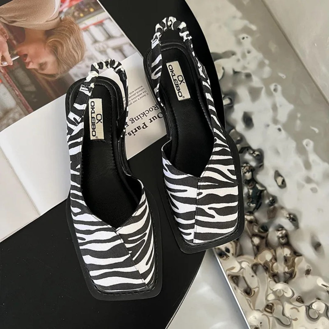 Sandały slingback z kwadratowym noskiem – widok produktu 8 | Ionotix