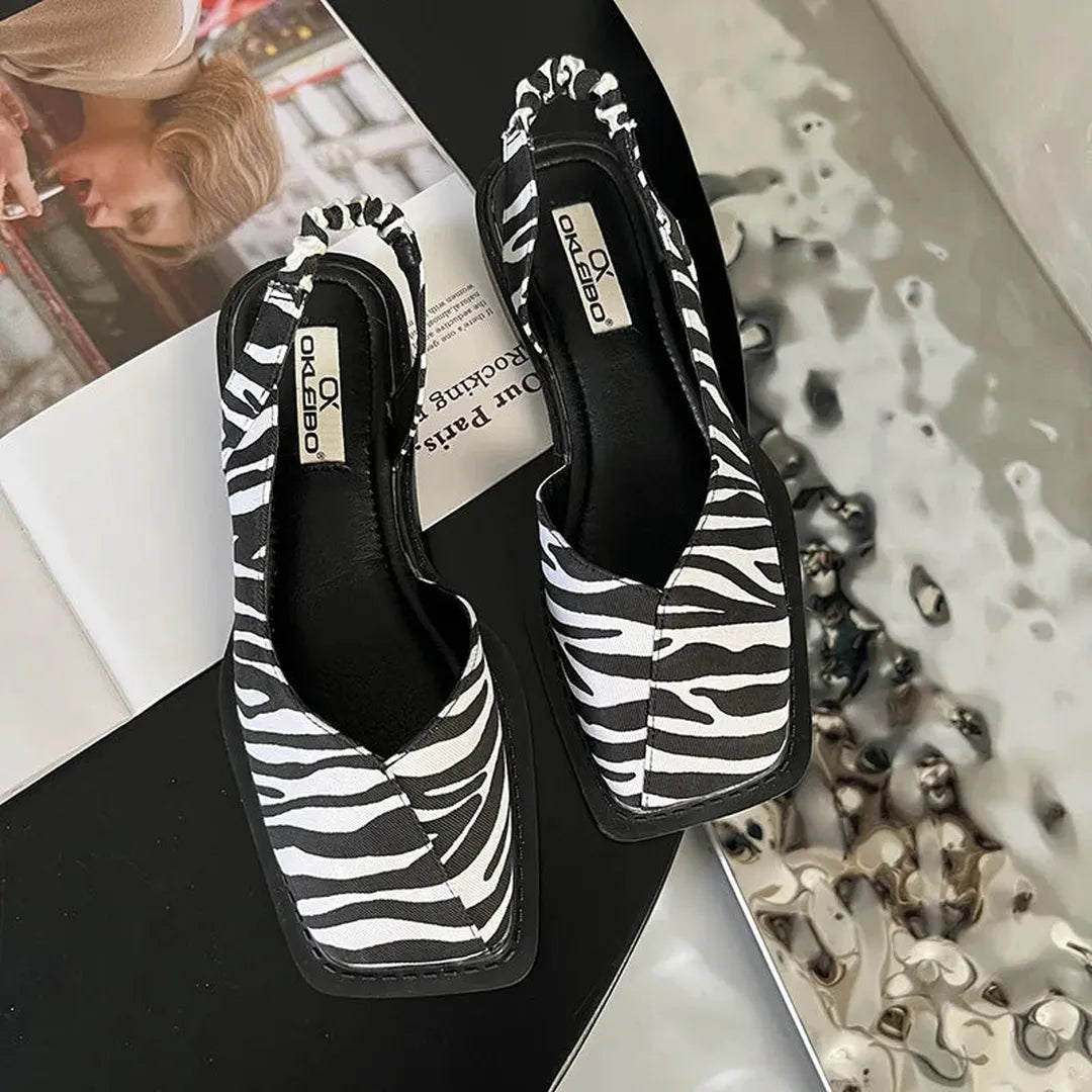 Sandały slingback z kwadratowym noskiem – widok produktu 5 | Ionotix