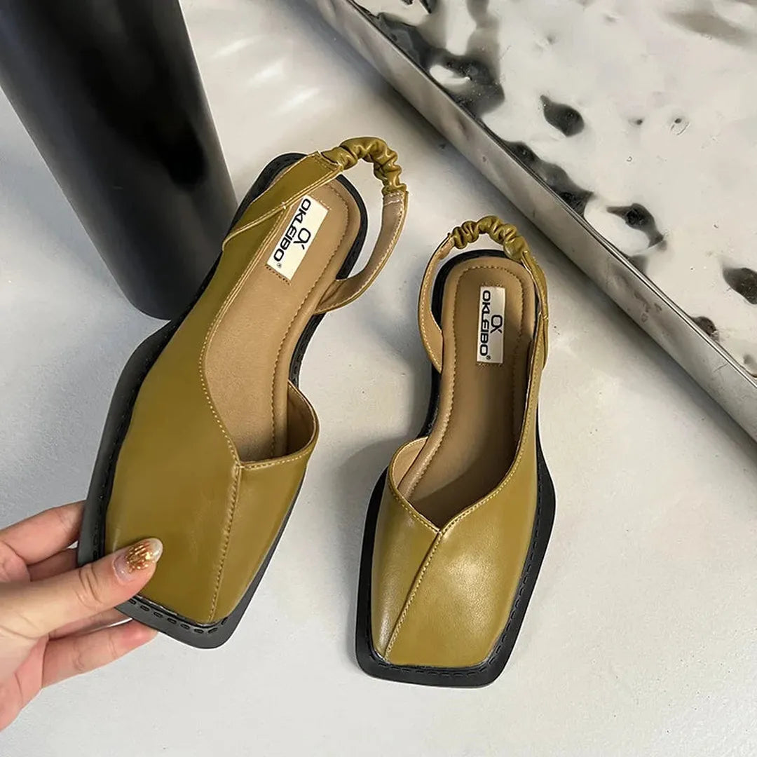 Sandały slingback z kwadratowym noskiem – widok produktu 9 | Ionotix