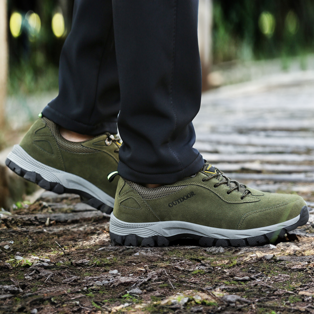 Skórzane Buty Trekkingowe Sznurowane – Buty Outdoorowe – widok produktu 2 | Ionotix