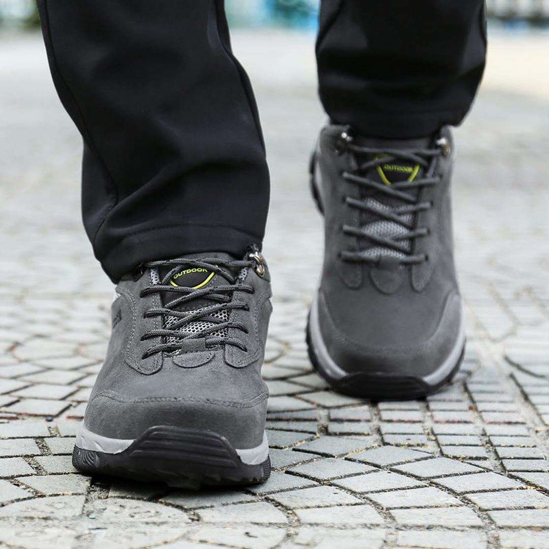 Skórzane Buty Trekkingowe Sznurowane – Buty Outdoorowe – widok produktu 3 | Ionotix