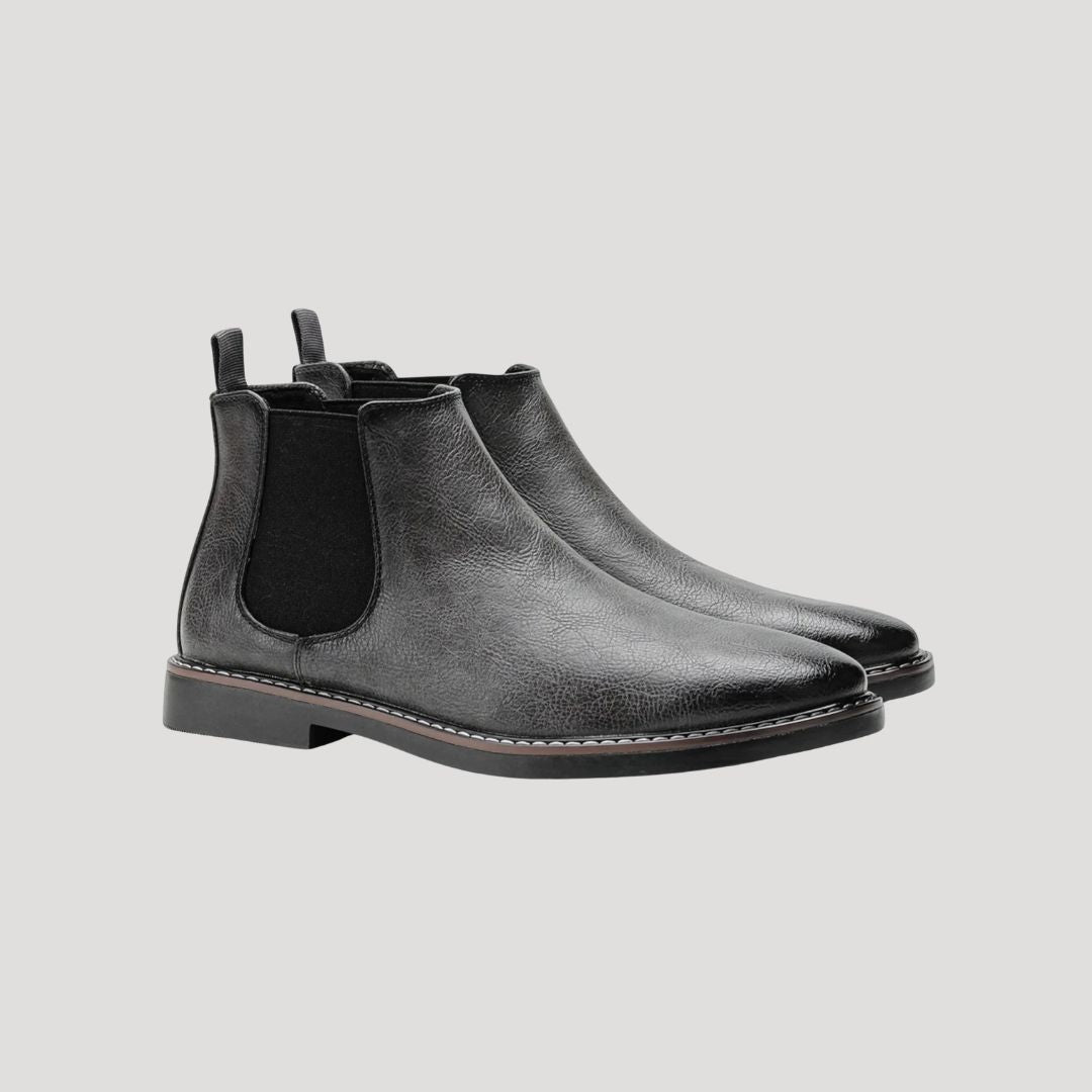 Skórzane męskie buty Chelsea – zimowe – widok produktu 1 | Ionotix