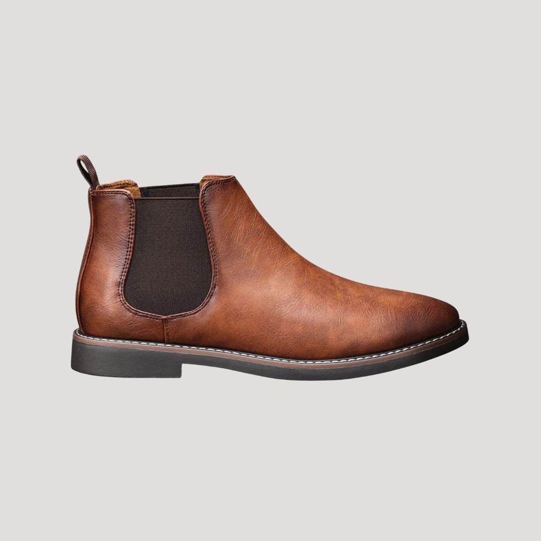 Skórzane męskie buty Chelsea – zimowe – widok produktu 4 | Ionotix