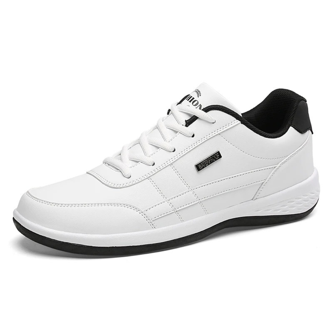 Skórzane męskie sneakersy ze sznurowaniem – widok produktu 2 | Ionotix