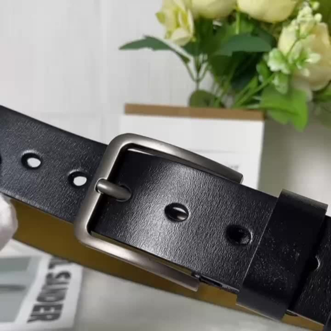 Skórzany pasek z metalową klamrą – widok produktu 5 | Ionotix