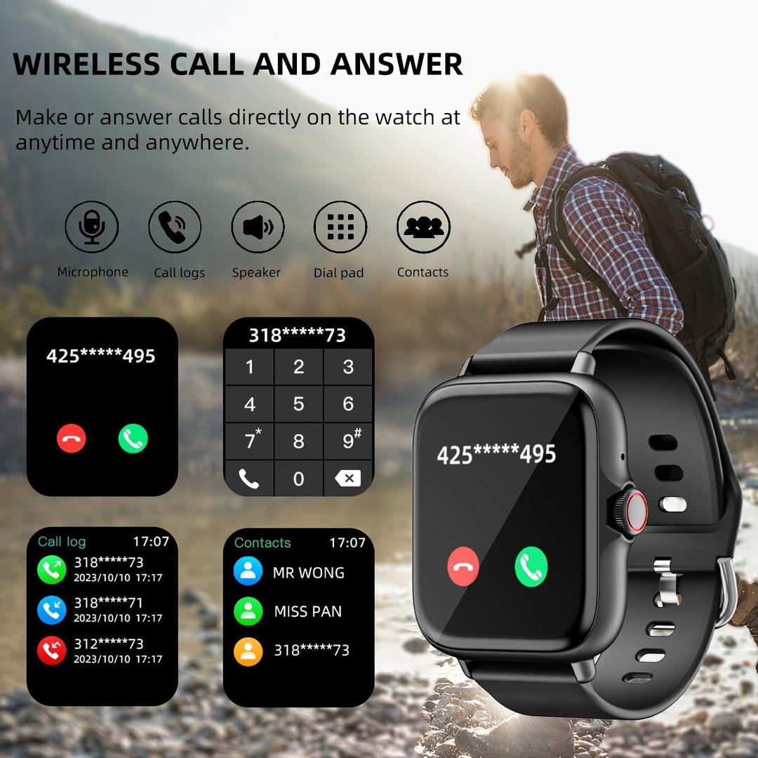 Smartwatch funkcje aktywności powiadomienia – widok produktu 8 | Ionotix