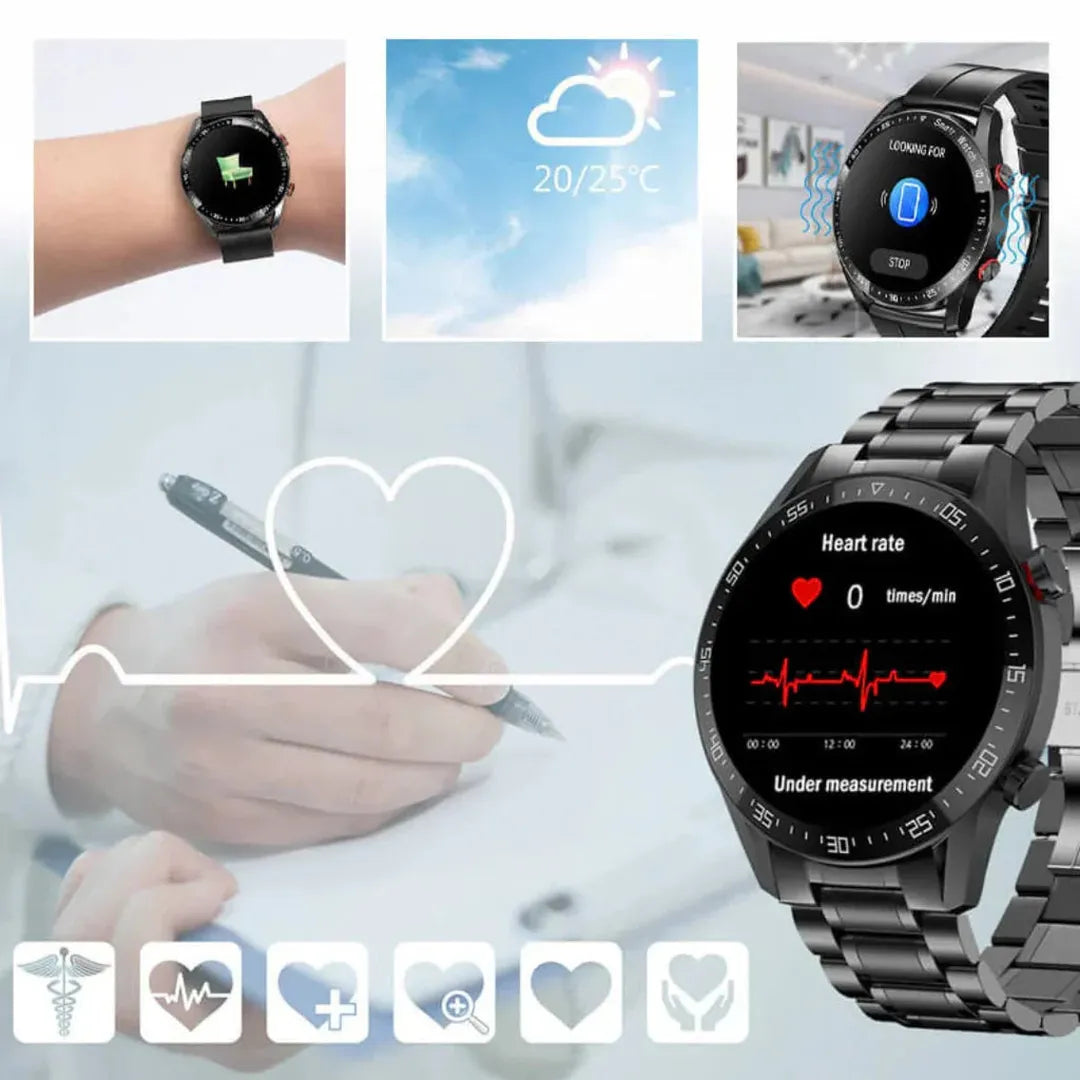 Smartwatch męski funkcje aktywności – widok produktu 12 | Ionotix