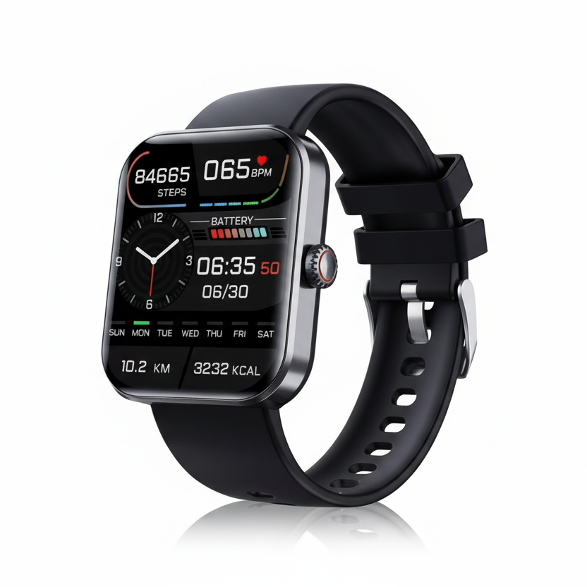 Smartwatch zdrowotny z pomiarem tętna i snu - 5 dni pracy, ekran dotykowy - widok produktu 1 | Ionotix