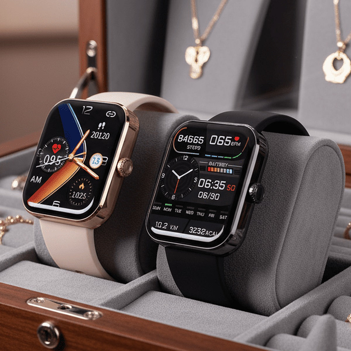 Smartwatch zdrowotny z pomiarem tętna i snu - 5 dni pracy, ekran dotykowy - widok produktu 3 | Ionotix