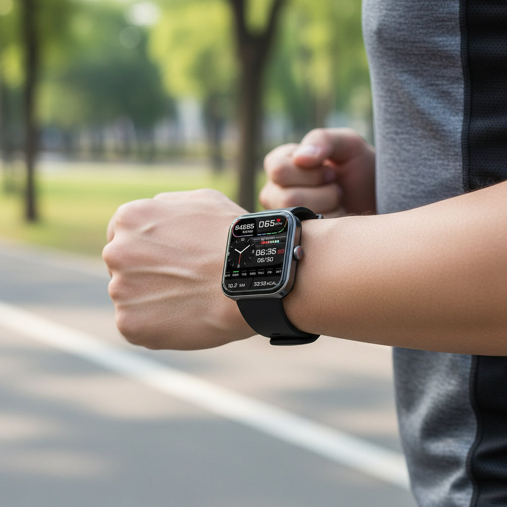Smartwatch zdrowotny z pomiarem tętna i snu - 5 dni pracy, ekran dotykowy - widok produktu 4 | Ionotix